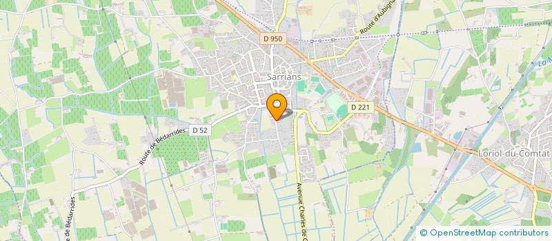 localisation de l'entreprise SCI JUFAPE  SARRIANS