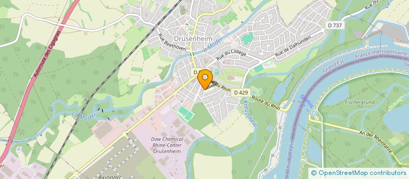 localisation de l'entreprise SCI JUFLO  DRUSENHEIM