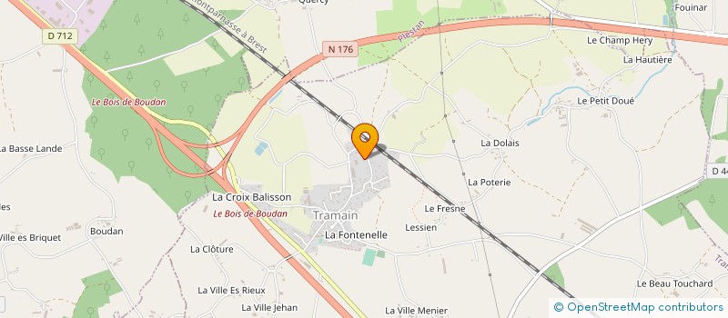 localisation de l'entreprise SCI JUFLOPAU  TRAMAIN