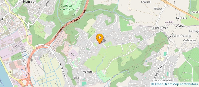 localisation de l'entreprise SCI JUFLOTIN  BOULIAC