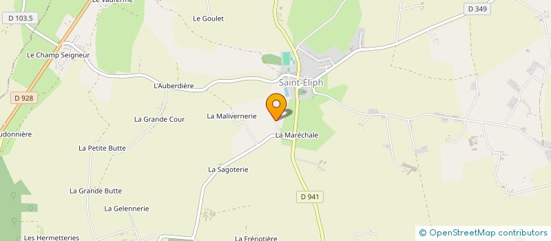 localisation de l'entreprise SCI JUGAMA à SAINT-ELIPH