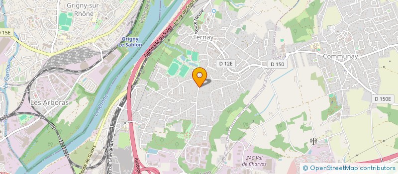 localisation de l'entreprise SCI JUGAPIVI  TERNAY