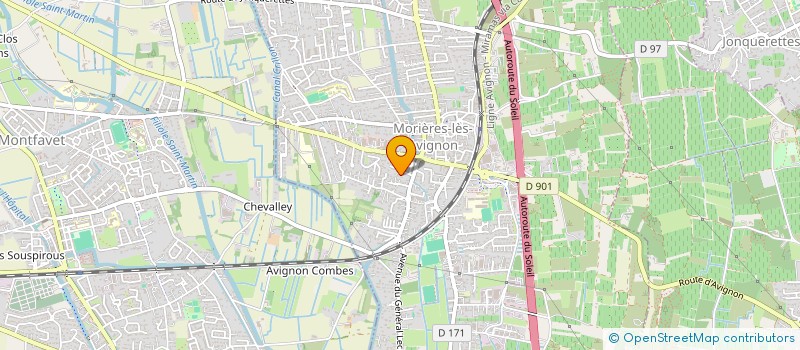 localisation de l'entreprise SCI JUGE  MORIERES-LES-AVIGNON