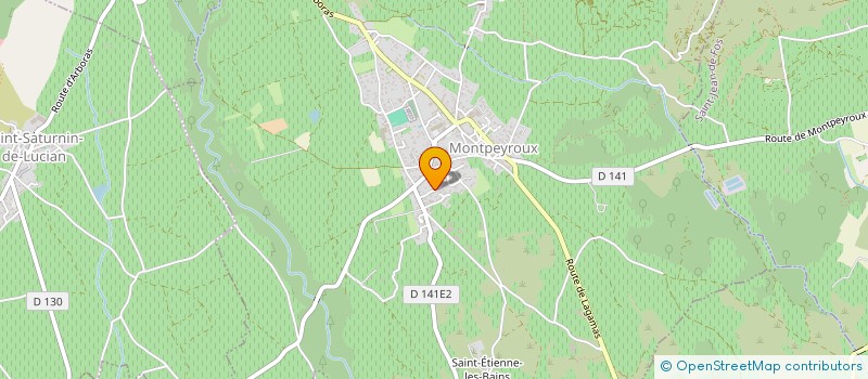 localisation de l'entreprise SCI JUGEREL  MONTPEYROUX