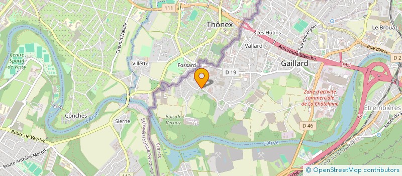 localisation de l'entreprise SCI JUGET à GAILLARD