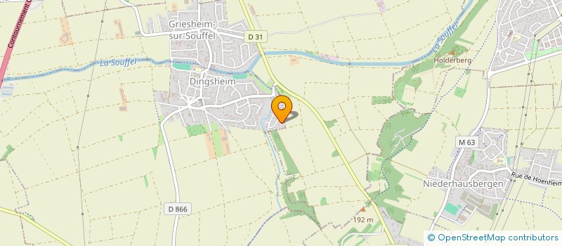 localisation de l'entreprise SCI JUGOT  DINGSHEIM