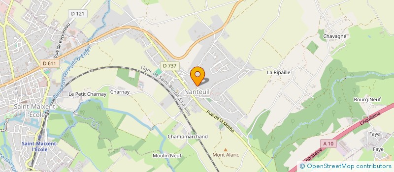 localisation de l'entreprise SCI JUGUITI  SAINT-MARTIN-DE-SAINT-MAIXENT