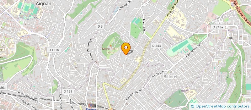 localisation de l'entreprise SCI JUHAVIC  BOIS-GUILLAUME