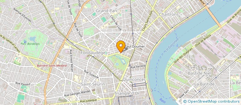 localisation de l'entreprise SCI JUILLET 21  BORDEAUX