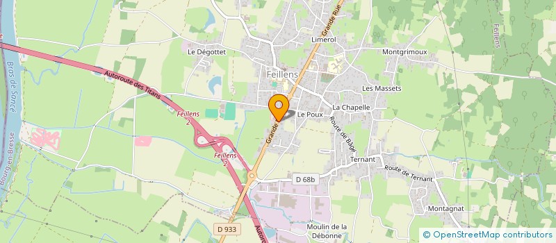 localisation de l'entreprise SCI JUILLET  FEILLENS