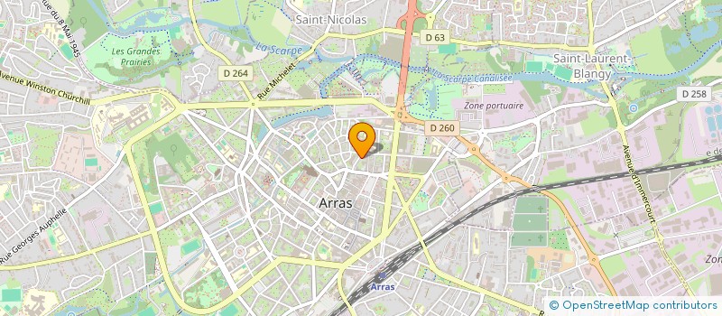 localisation de l'entreprise SCI JUIN à ARRAS