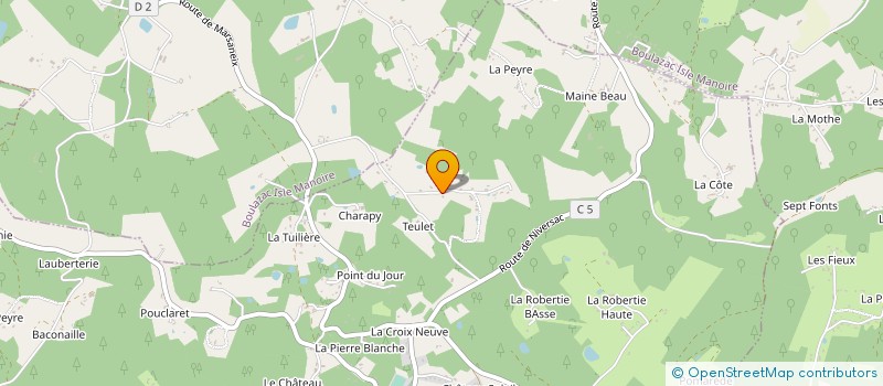 localisation de l'entreprise SCI JUIN GAMBETTA à SANILHAC