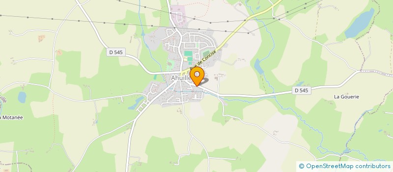 localisation de l'entreprise SCI JUJADELIE 1  AHUILLE