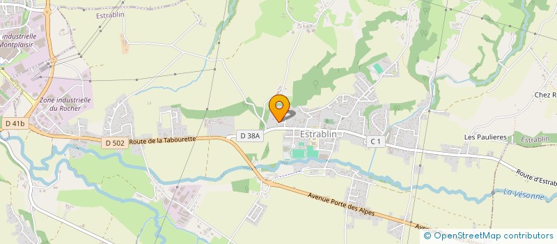 localisation de l'entreprise SCI JUJE  ESTRABLIN