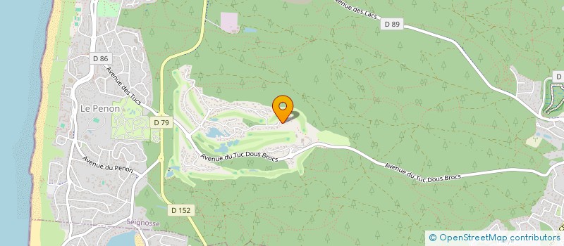 localisation de l'entreprise SCI JUJO  SEIGNOSSE