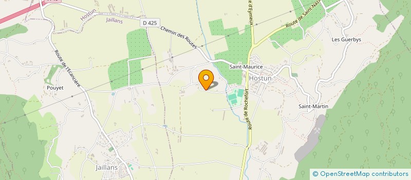 localisation de l'entreprise SCI JUJU  HOSTUN