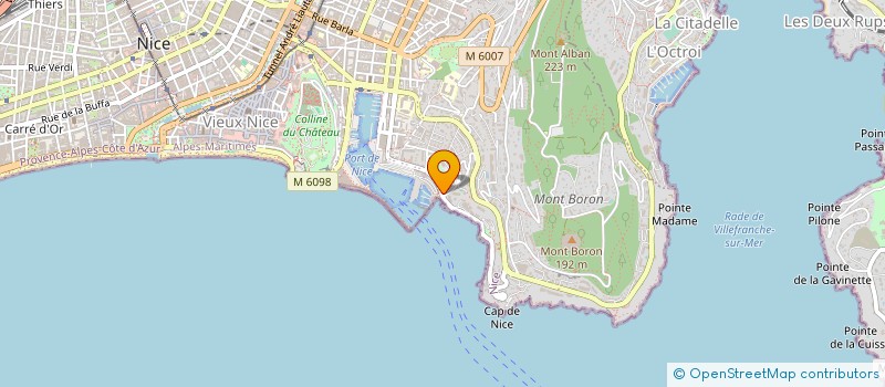 localisation de l'entreprise SCI JUJUBE à NICE