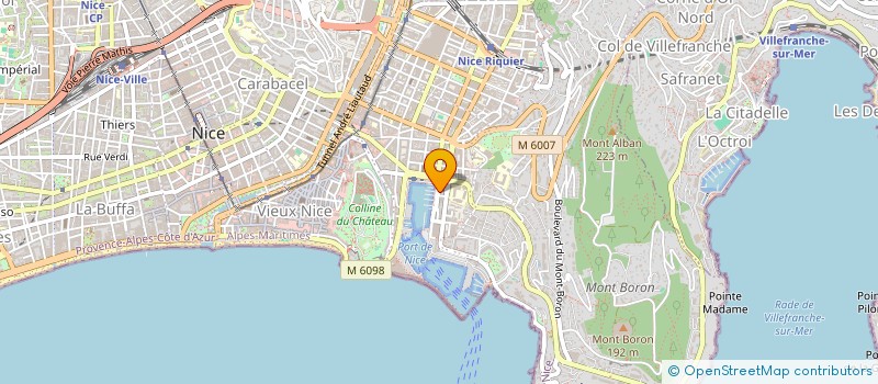 localisation de l'entreprise SCI JUJUGAL à NICE
