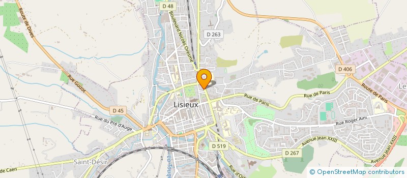 localisation de l'entreprise SCI JUKANOR à LISIEUX