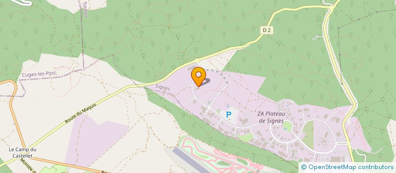 localisation de l'entreprise SCI JUKE  SIGNES