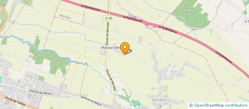 localisation de l'entreprise SCI JUKIMASA  SENDETS