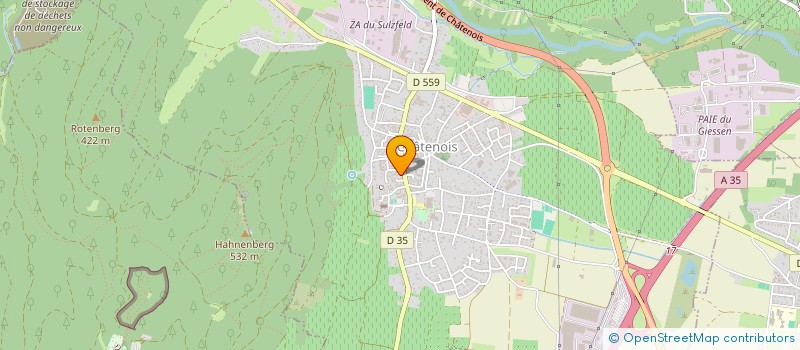 localisation de l'entreprise SCI JUKO  CHATENOIS