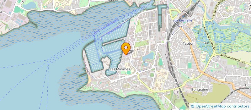 localisation de l'entreprise SCI JUL ET JIB  LA ROCHELLE