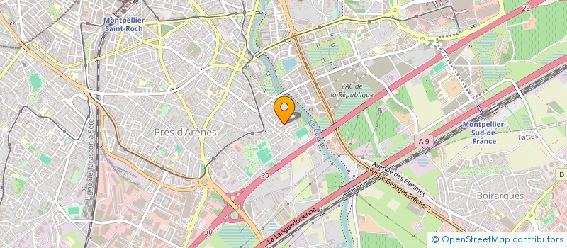 localisation de l'entreprise SCI JULA à MONTPELLIER