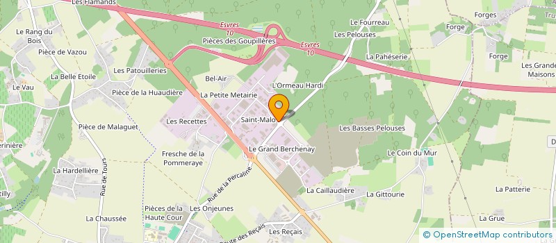 localisation de l'entreprise SCI JULABITATION  ESVRES