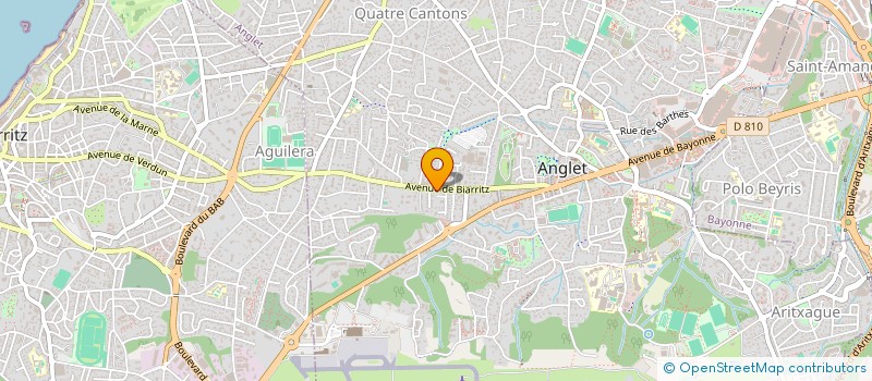 localisation de l'entreprise SCI JULALI  ANGLET