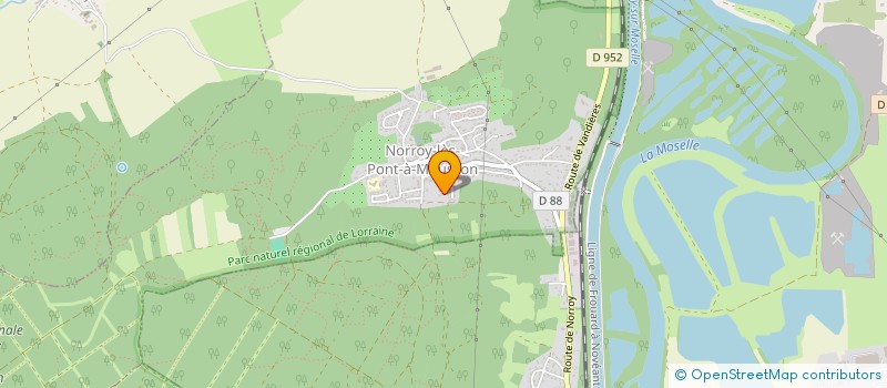 localisation de l'entreprise SCI JULALI  NORROY-LES-PONT-A-MOUSSON