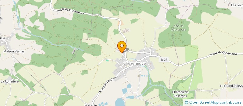 localisation de l'entreprise SCI JULAME  CHEZENEUVE