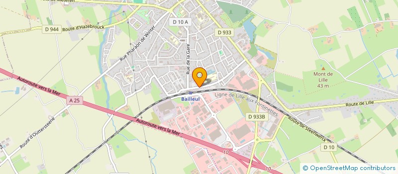 localisation de l'entreprise SCI JULANA à BAILLEUL