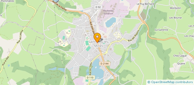 localisation de l'entreprise SCI JULANA INVEST  SAINT-ELOY-LES-MINES