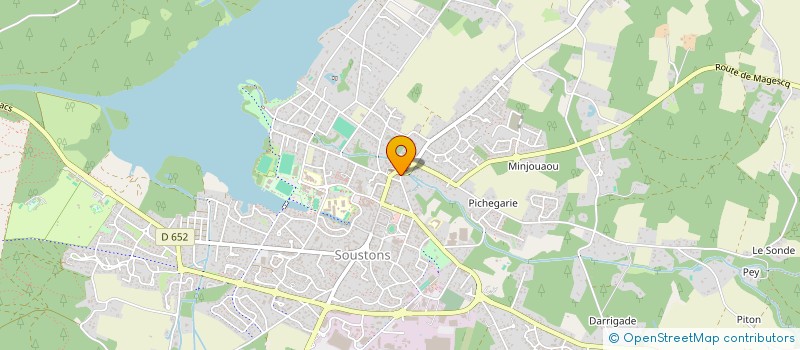 localisation de l'entreprise SCI JULARTH  SOUSTONS