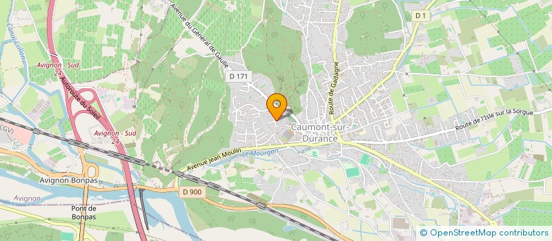 localisation de l'entreprise SCI JULAUNIE  CAUMONT-SUR-DURANCE