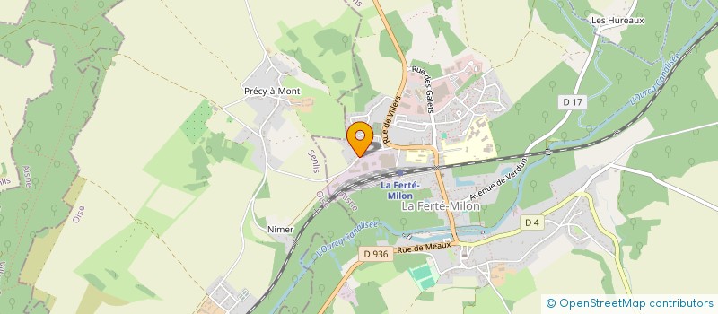 localisation de l'entreprise SCI JULBRICE  LA FERTE-MILON