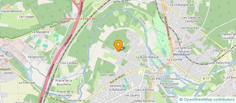 localisation de l'entreprise SCI JULCAPACH  MONTBAZON