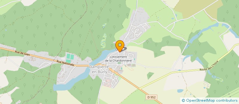 localisation de l'entreprise SCI JULCIE  DAMPIERRE-EN-BURLY
