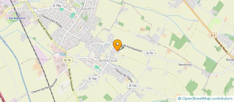 localisation de l'entreprise SCI JULDINE  BELBERAUD