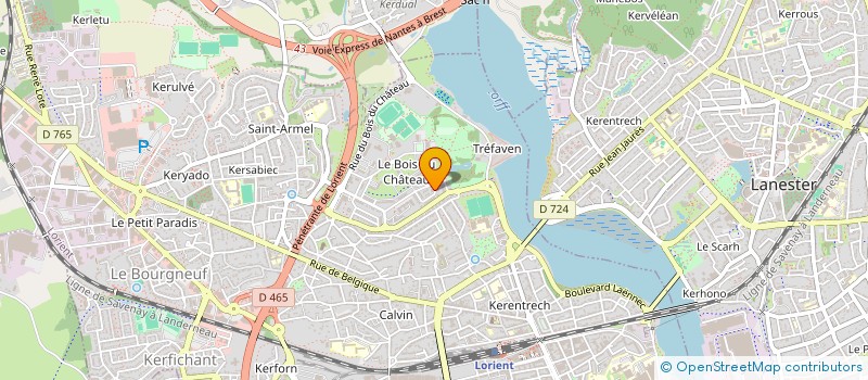 localisation de l'entreprise SCI JULE  LORIENT