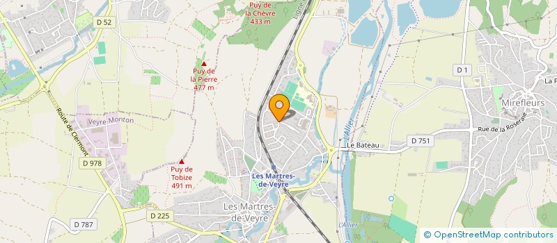 localisation de l'entreprise SCI JULE  LES MARTRES-DE-VEYRE