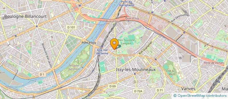 localisation de l'entreprise SCI JULEANE à ISSY-LES-MOULINEAUX