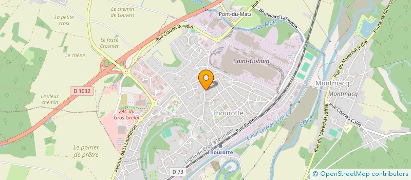 localisation de l'entreprise SCI JULENE  THOUROTTE