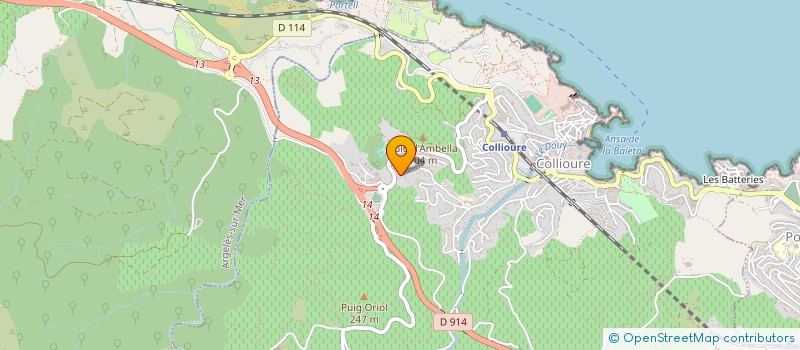 localisation de l'entreprise SCI JULEO  COLLIOURE