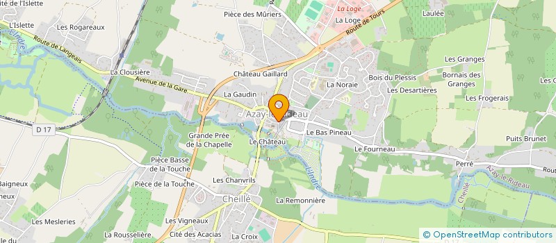 localisation de l'entreprise SCI JULEONIE à AZAY-LE-RIDEAU