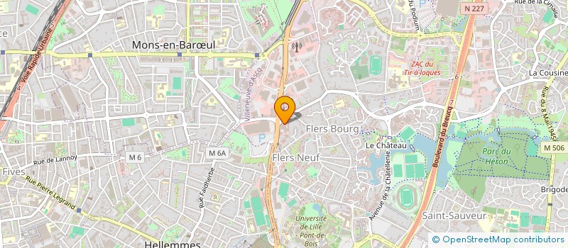 localisation de l'entreprise SCI JULES à VILLENEUVE-D'ASCQ