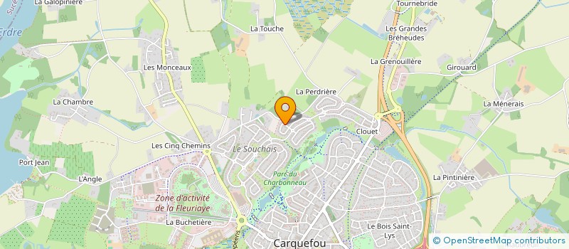 localisation de l'entreprise SCI JULES  CARQUEFOU