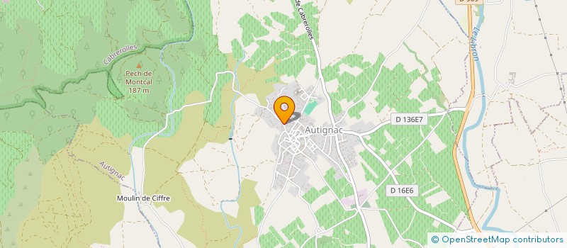 localisation de l'entreprise SCI JULES  AUTIGNAC