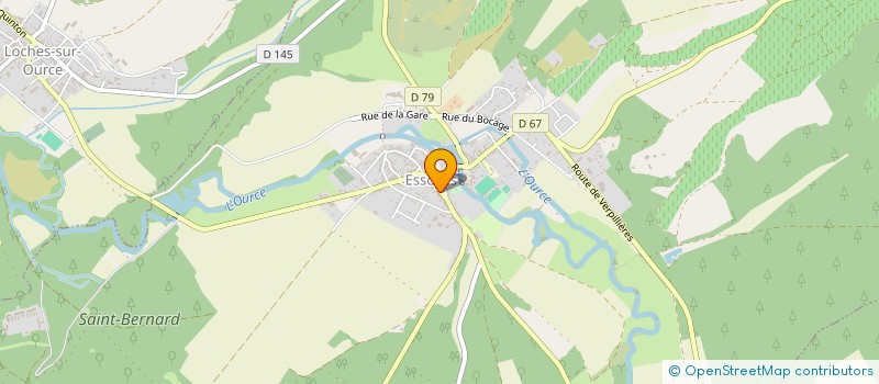 localisation de l'entreprise SCI JULES  ESSOYES